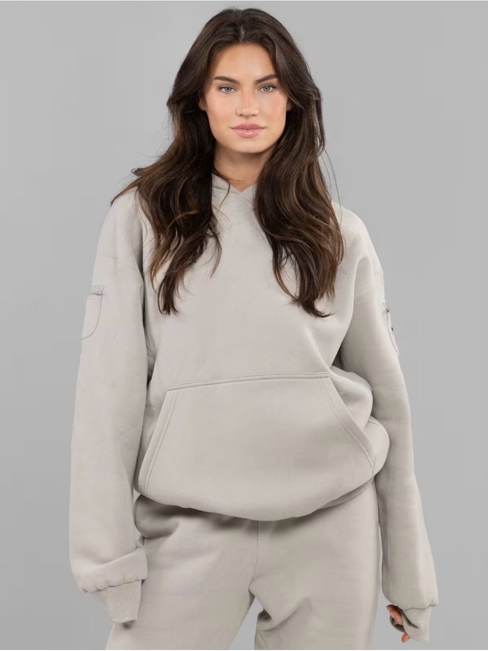 Travel Essentials Hoodie - Stone